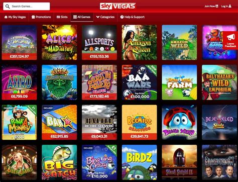 best games on sky vegas